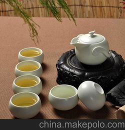 纯色陶瓷茶具茶杯茶壶八件套 批量销售量大从优 陶瓷茶具套装